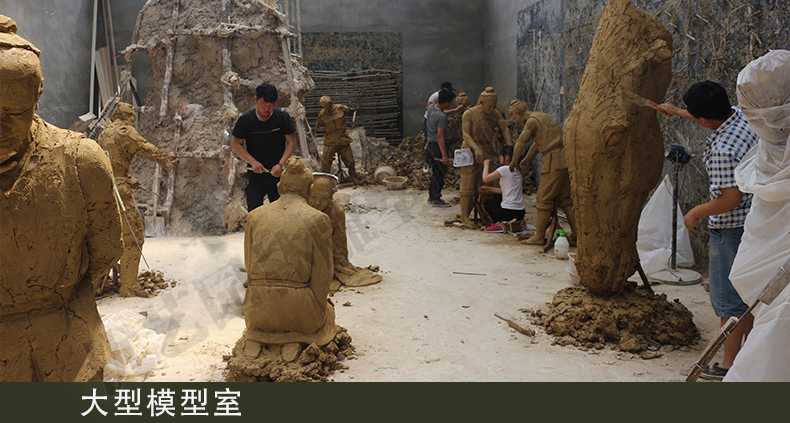 銅雕塑模型室，銅雕塑模型