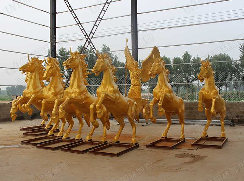 景觀銅馬雕塑，銅馬雕塑定制
