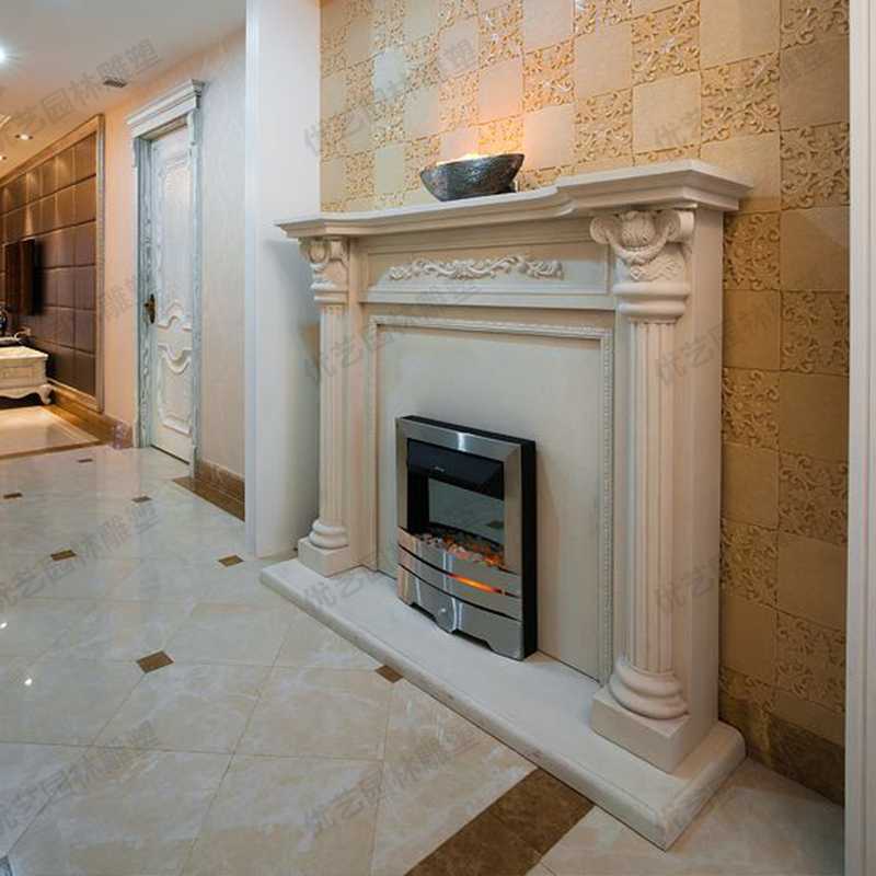 大理石壁爐，歐式壁爐