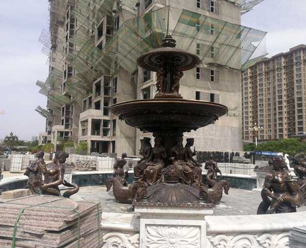 景觀雕塑定制，大型銅雕塑工廠