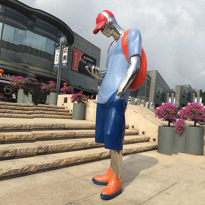 不銹鋼人物雕塑，不銹鋼雕塑工廠